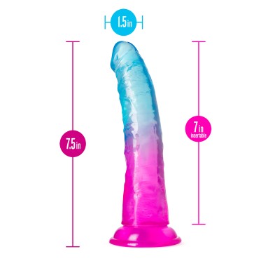 B YOURS BEAUTIFUL SKY 7 INCH DILDO SUNSET